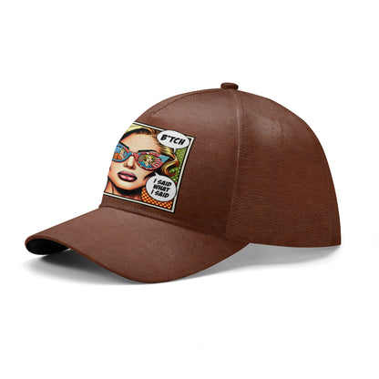 DIJE LO QUE DIJE - Gorra personalizada personalizada, gorra de béisbol con estampado completo - DG059_BAC