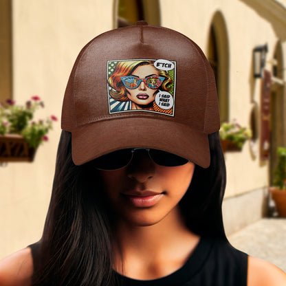 I SAID WHAT I SAID - Personalized Custom Hat, All Over Print Baseball Cap - DG059_BAC