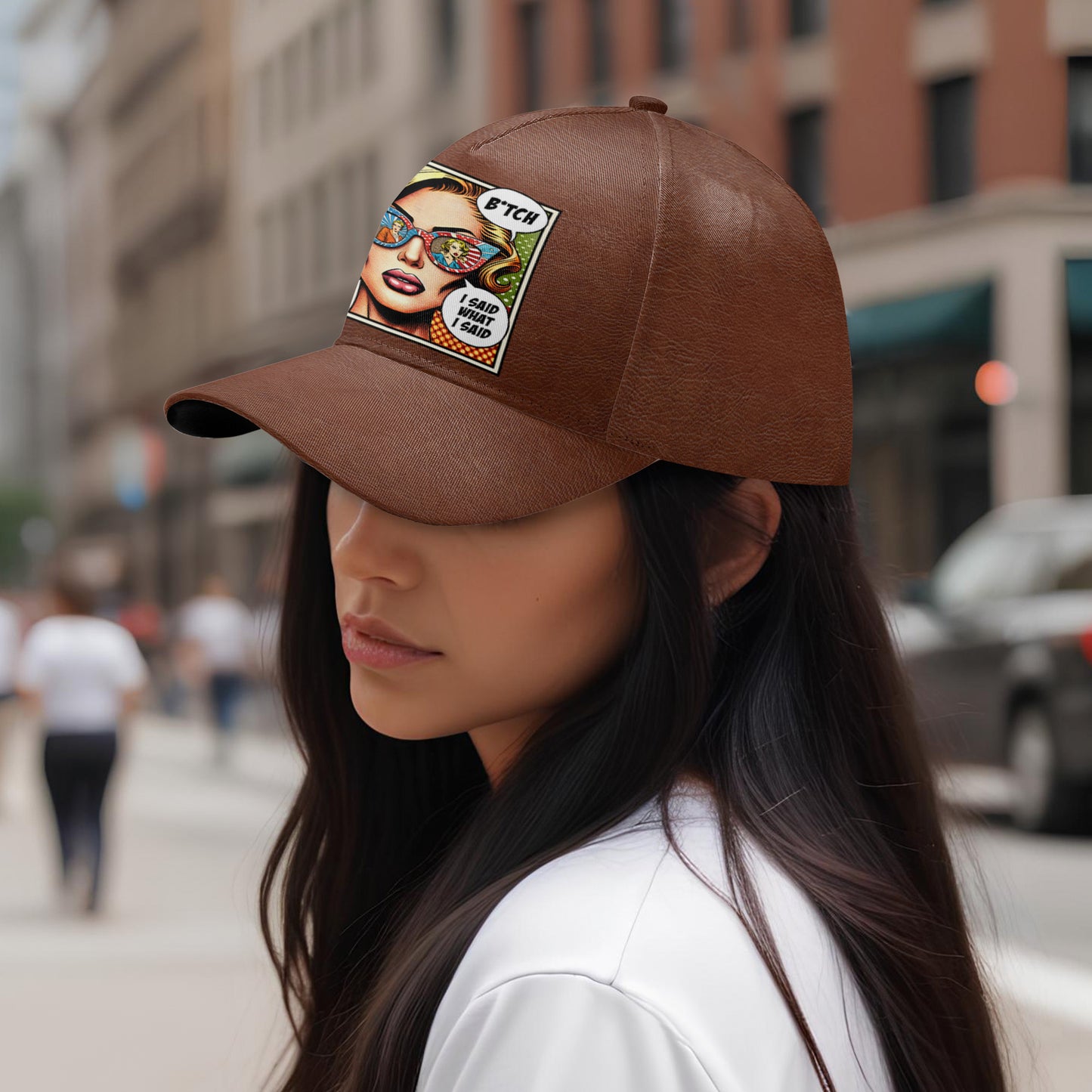 DIJE LO QUE DIJE - Gorra personalizada personalizada, gorra de béisbol con estampado completo - DG059_BAC