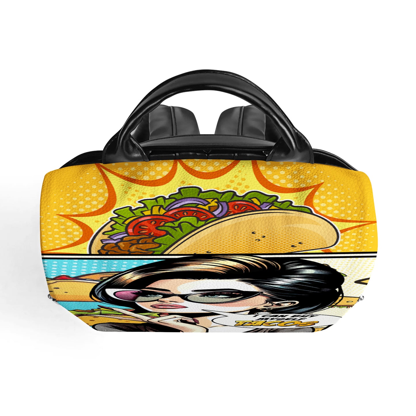 I Can Buy Myself Tacos - Personalized Custom Leather Backpack - DG061_BP