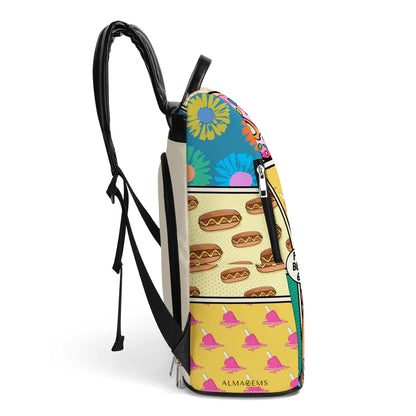 Fries Before Guys - Mochila de cuero personalizada - DG062_BP