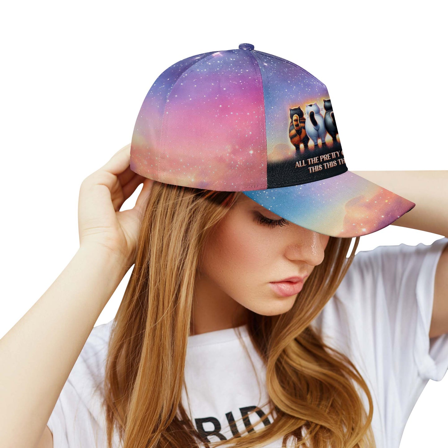 Catwalk - Personalized Custom Hat, All Over Print Baseball Cap - DG063_BAC