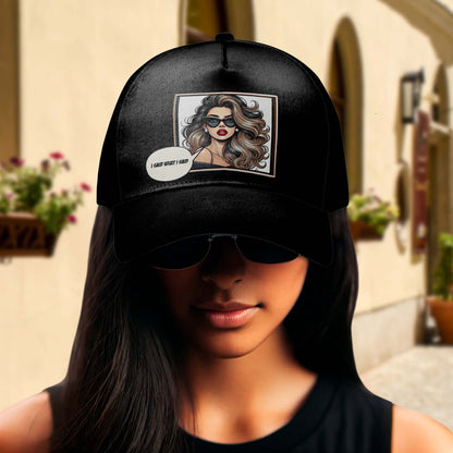 Personalize with Custom Art and Text - Special Personalized Custom Hat, All Over Print Baseball Cap - DG064_BAC