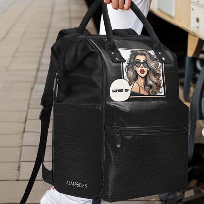 Personalize with Custom Art and Text - Special Personalized Custom Duckbilled Travel Backpack - DG064_DKB