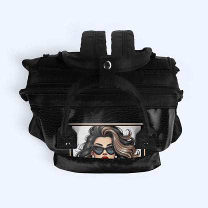 Personalize with Custom Art and Text - Special Personalized Custom Duckbilled Travel Backpack - DG064_DKB