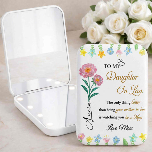 To My Daughter In Law The Only Thing Better Watching You Be A Mom Flower