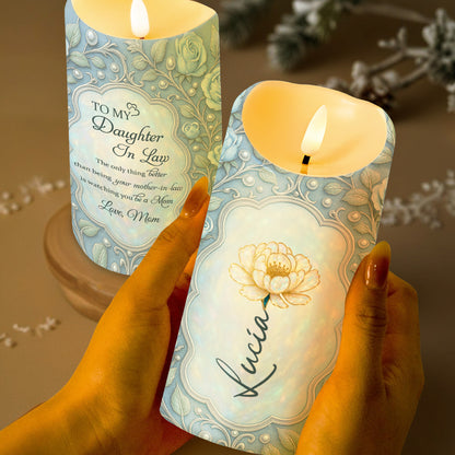 To My Daughter In Law, Love From Mom With Flowers