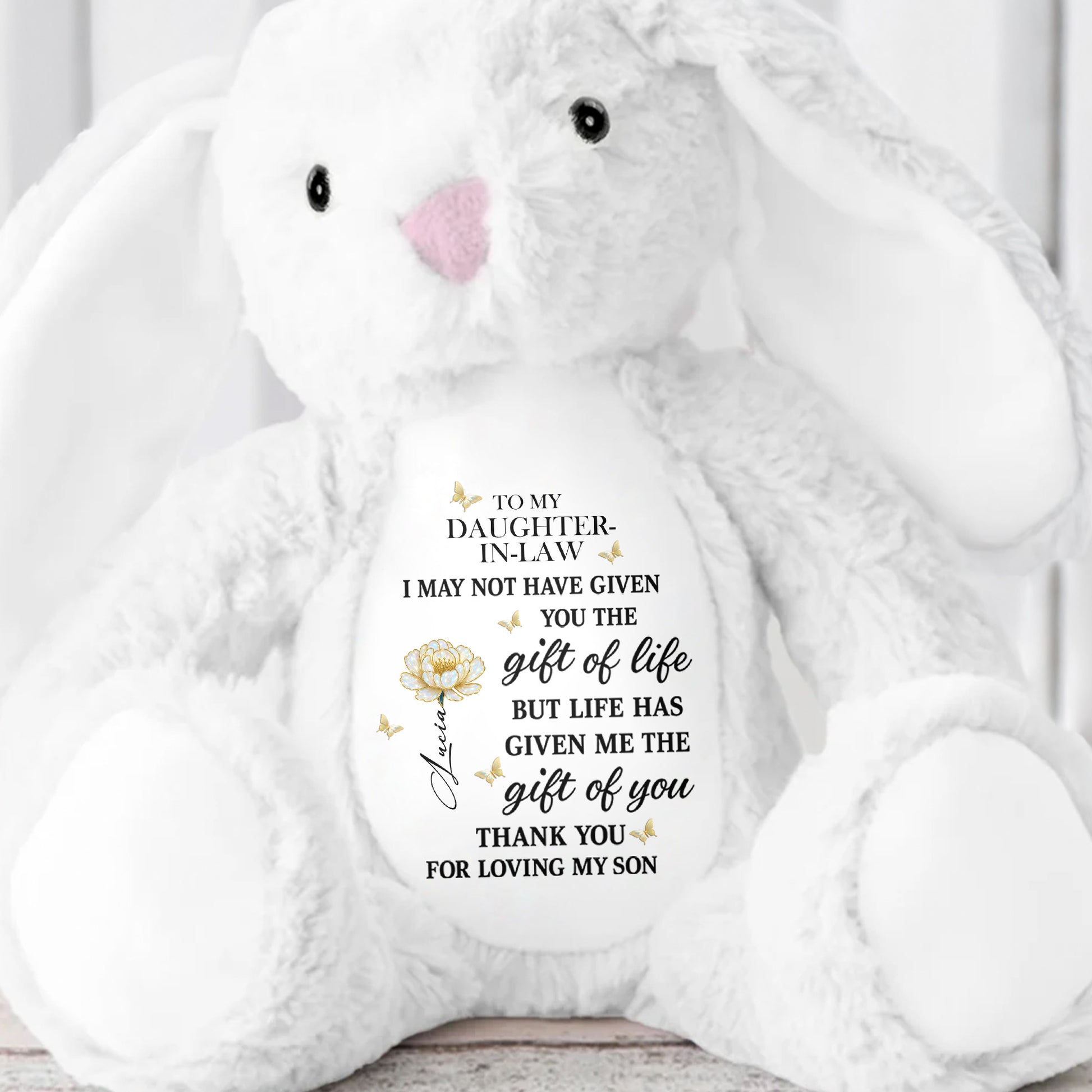 To My Daughter-In-Law, The Gift Of You, Flower