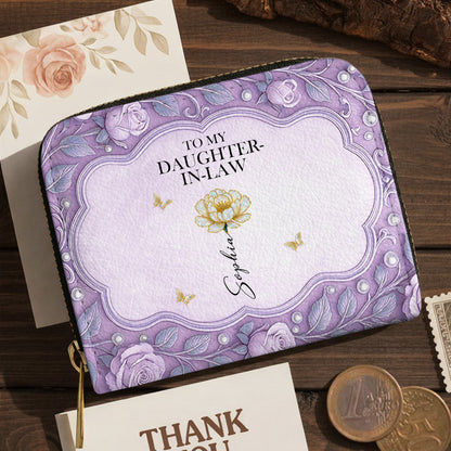 To My Daughter-In-Law, Roses And Hearts Design