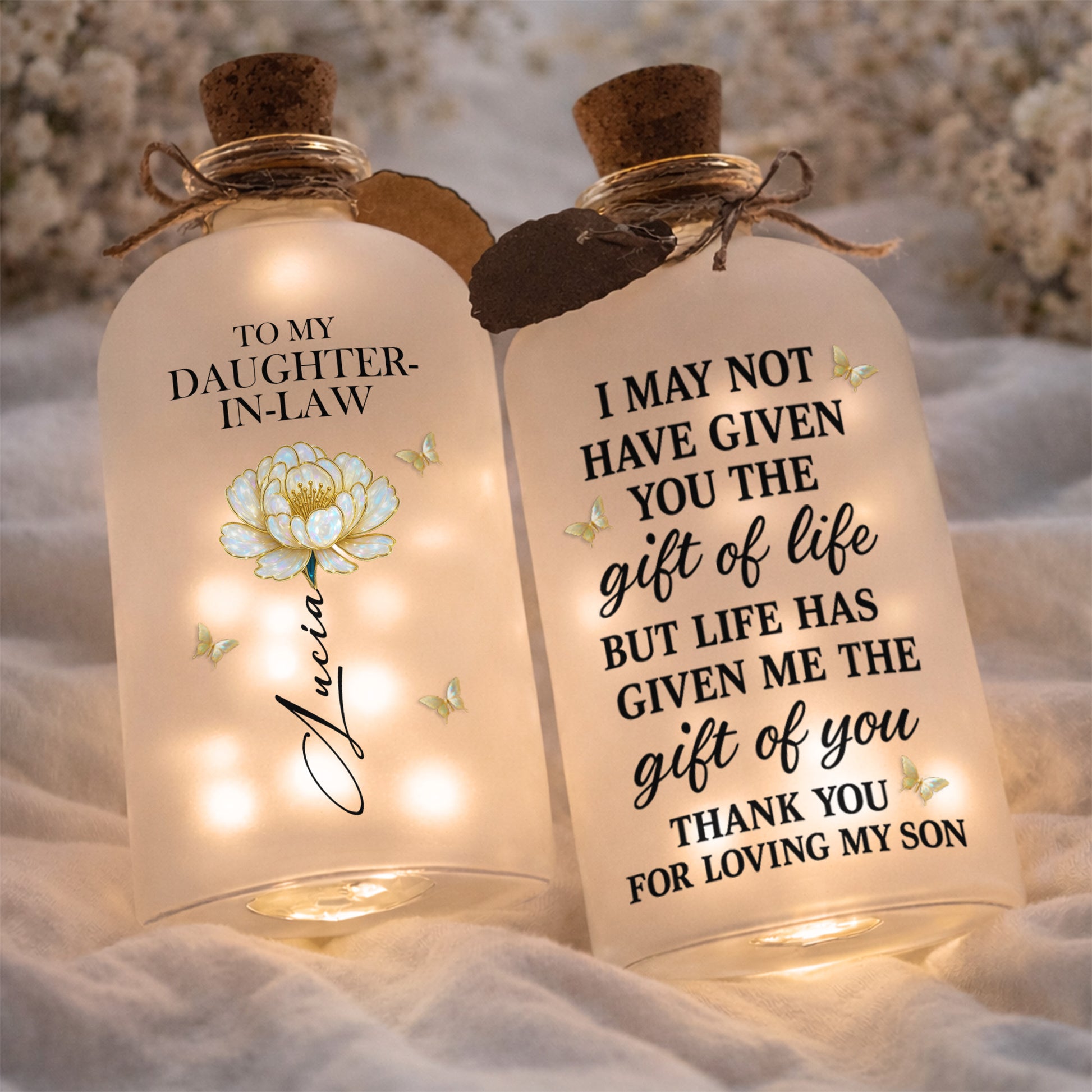 Gift Of Life, For Loving My Son, Lotus Flower Light