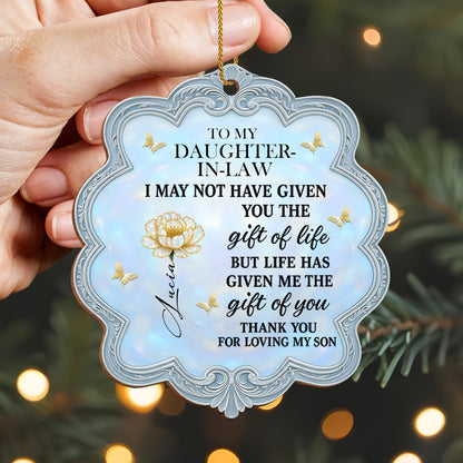 To My Daughter-In-Law, Thank You For Loving My Son