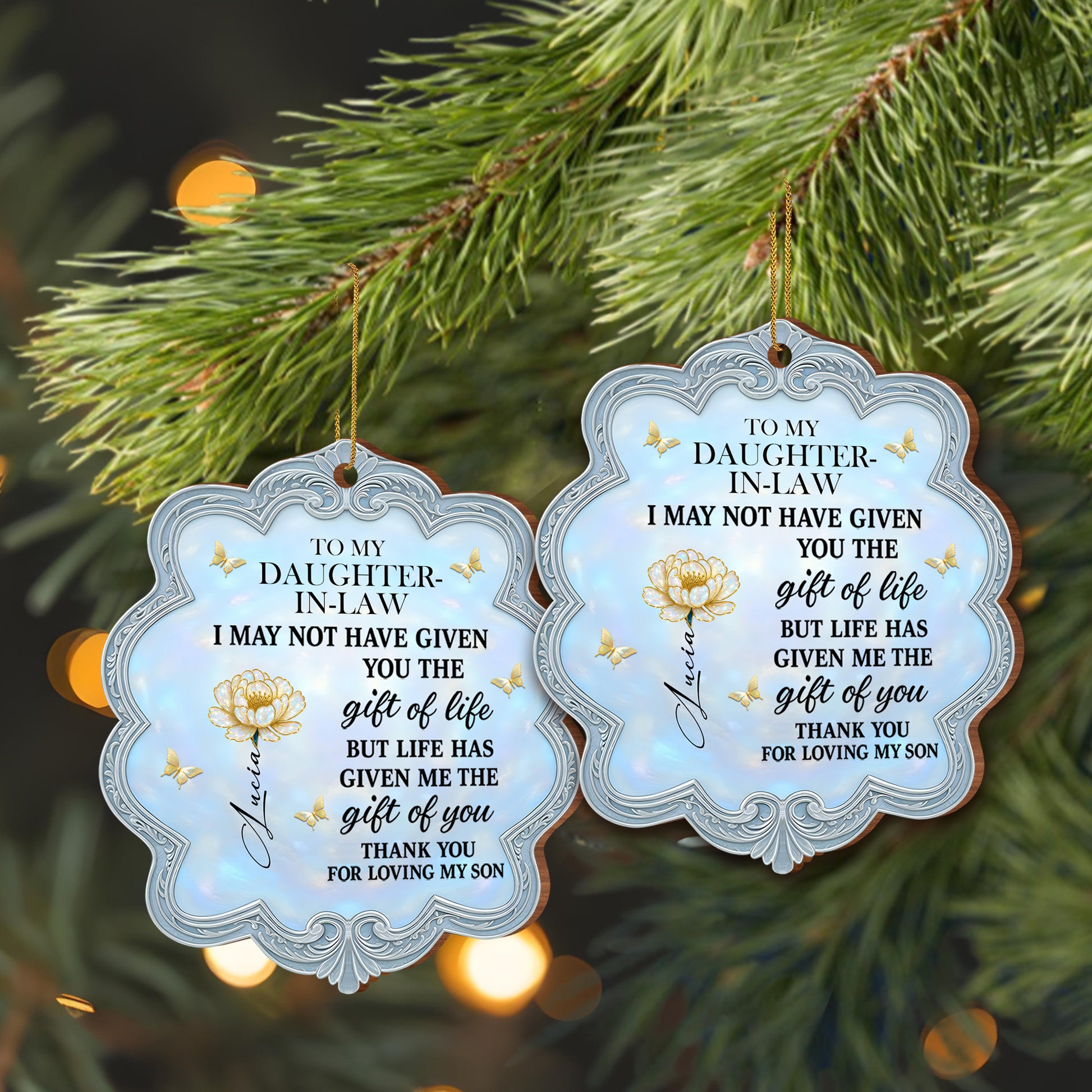 To My Daughter-In-Law, Thank You For Loving My Son