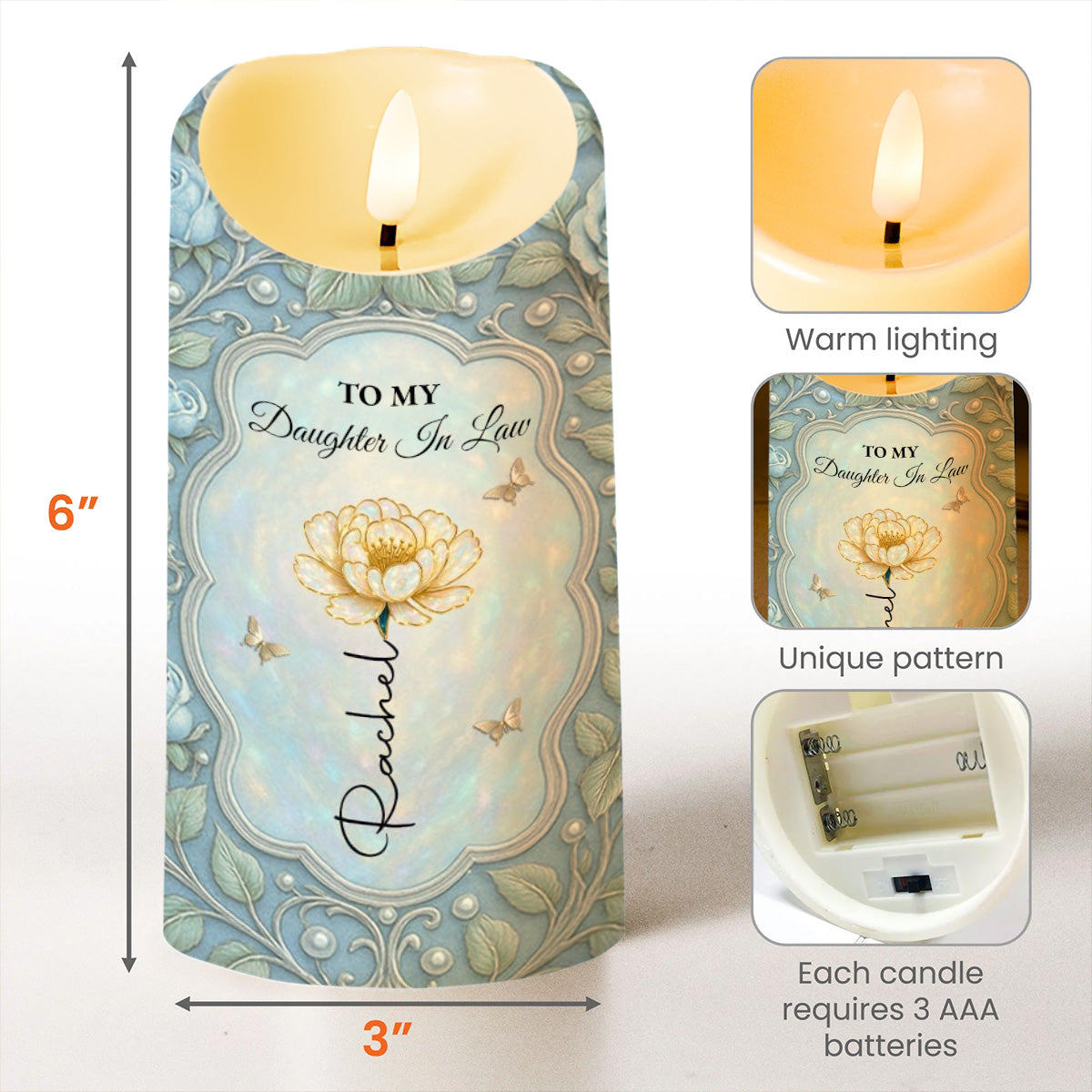 To My Daughter In Law, Blessing, Flowers And Butterfly