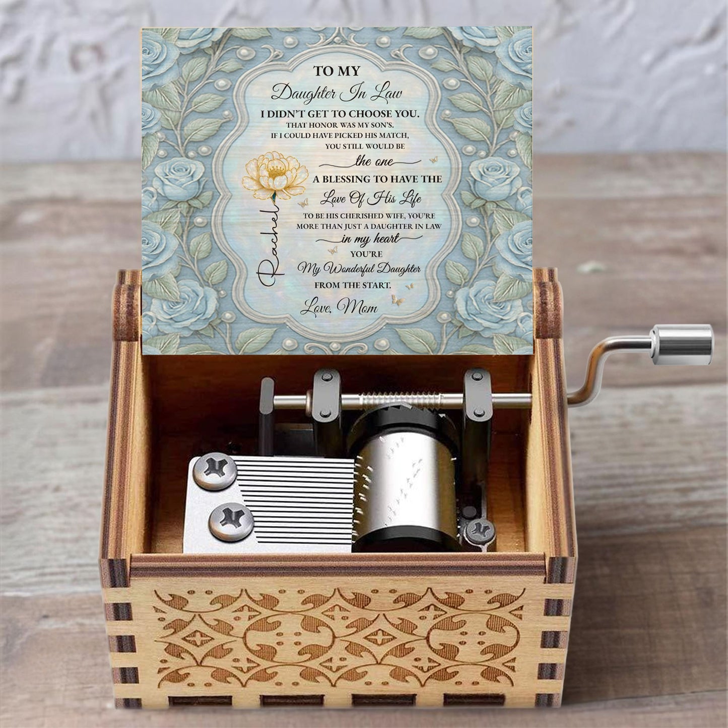 To My Daughter In Law, You Are The Blessing And Love Of His Life