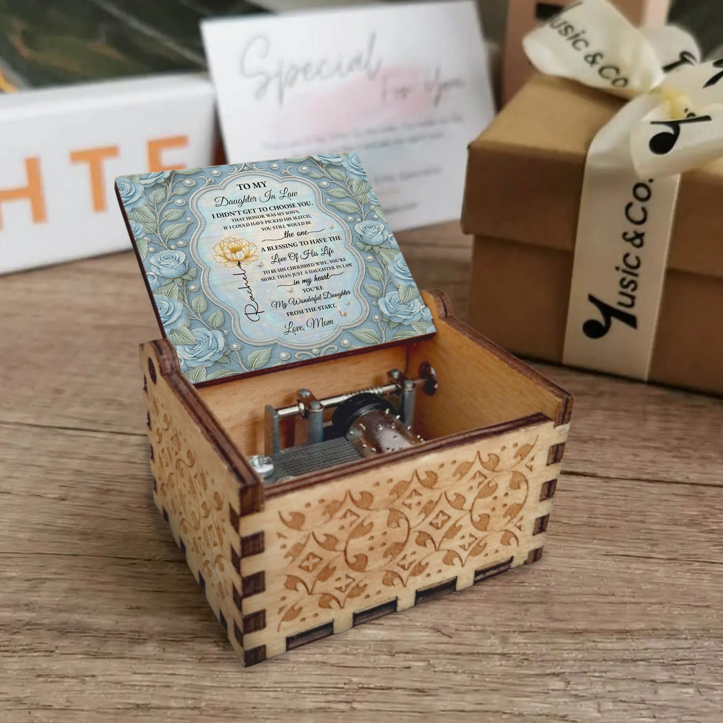 To My Daughter In Law, You Are The Blessing And Love Of His Life