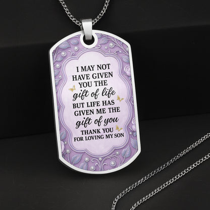 To My Daughter-In-Law, Thank You For Loving My Son