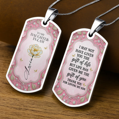 To My Daughter-In-Law, Thank You For Loving My Son