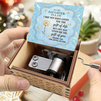 To My Daughter-In-Law Thank You For Loving My Son