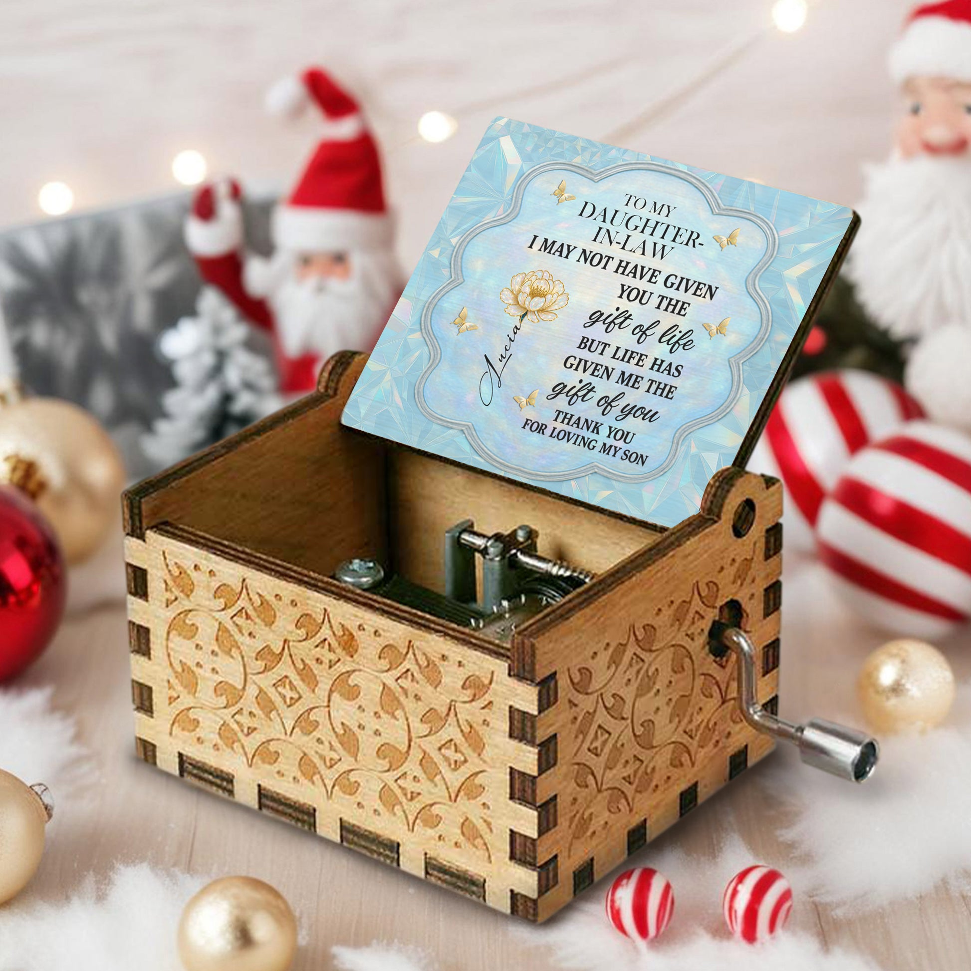 To My Daughter-In-Law Thank You For Loving My Son