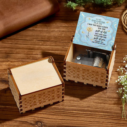 To My Daughter-In-Law Thank You For Loving My Son