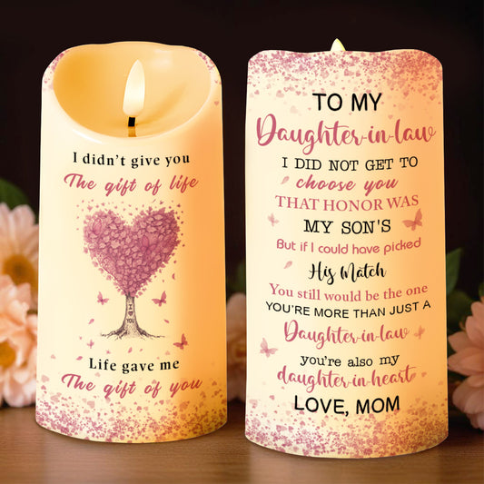 To My Daughter-in-Law, Heart Tree and Butterflies