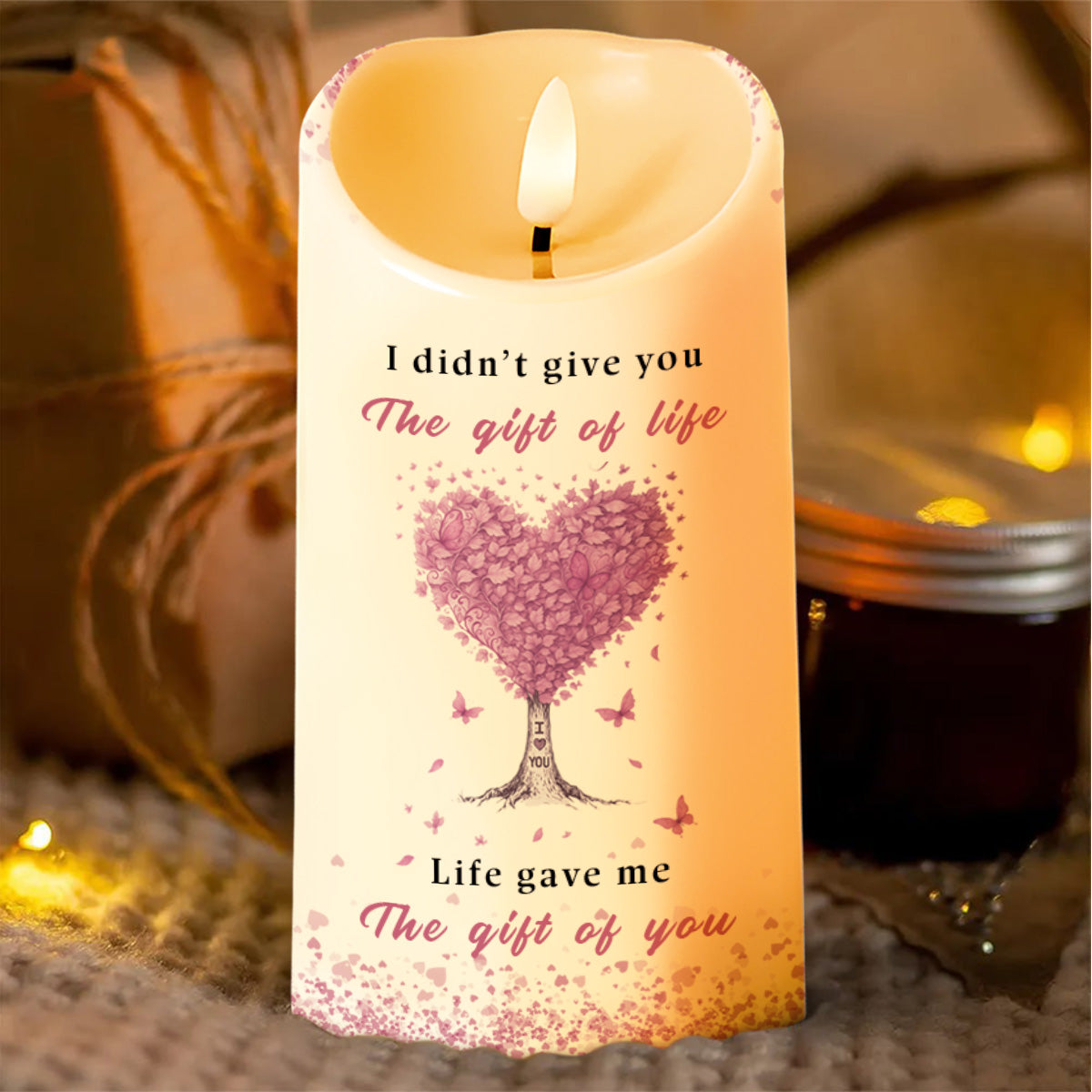 To My Daughter-in-Law, Heart Tree and Butterflies