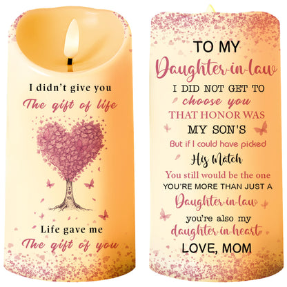 To My Daughter-in-Law, Heart Tree and Butterflies