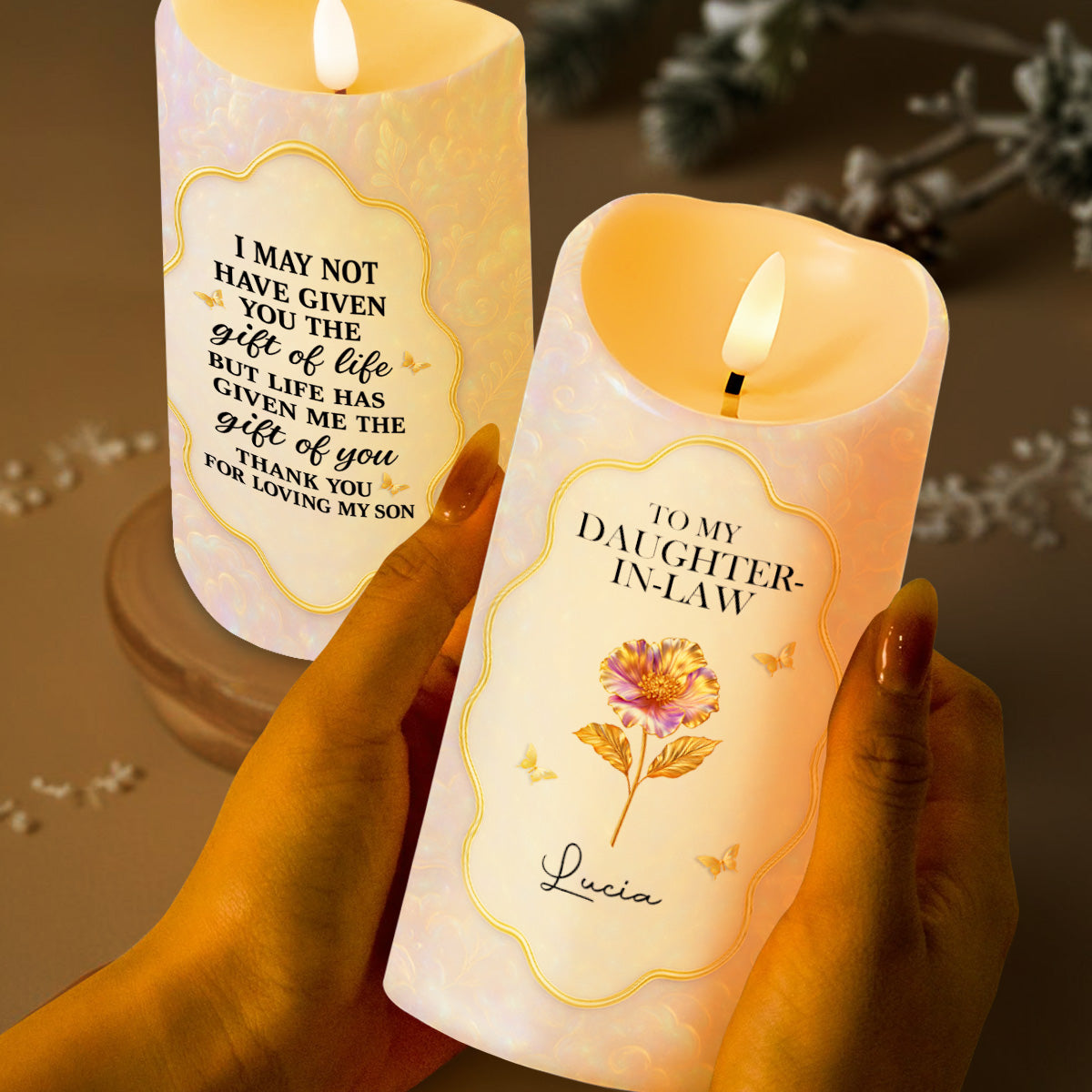 To My Daughter-In-Law Thank You For Loving My Son