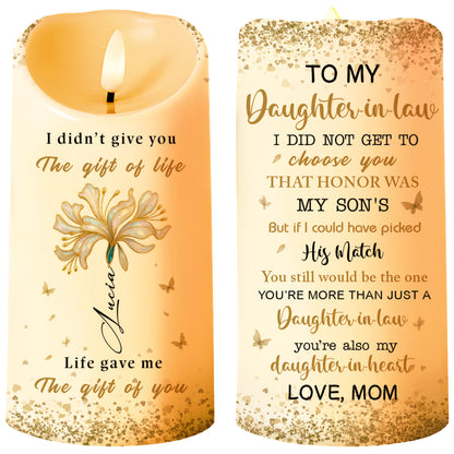 Gift Of Life, My Daughter-In-Law Love Message