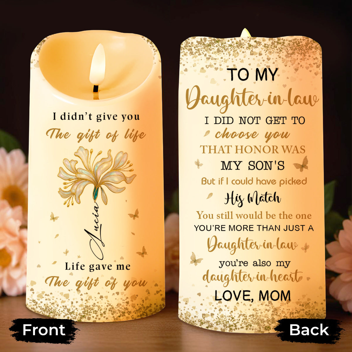 Gift Of Life, My Daughter-In-Law Love Message