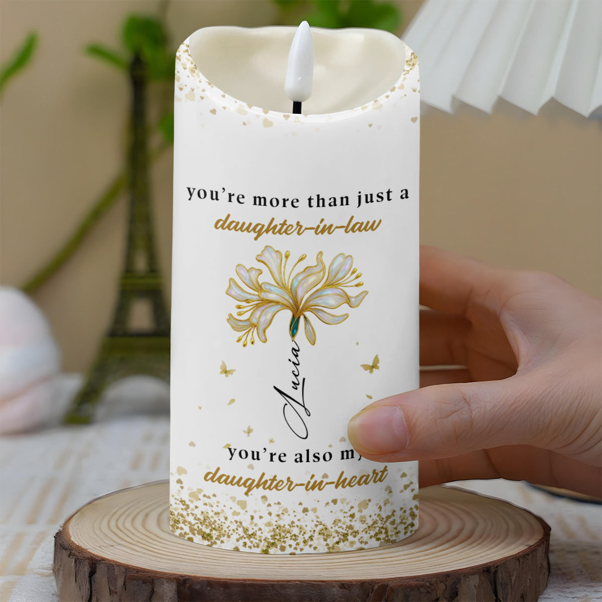 To My Daughter-In-Law, The Gift Of You, Flowers