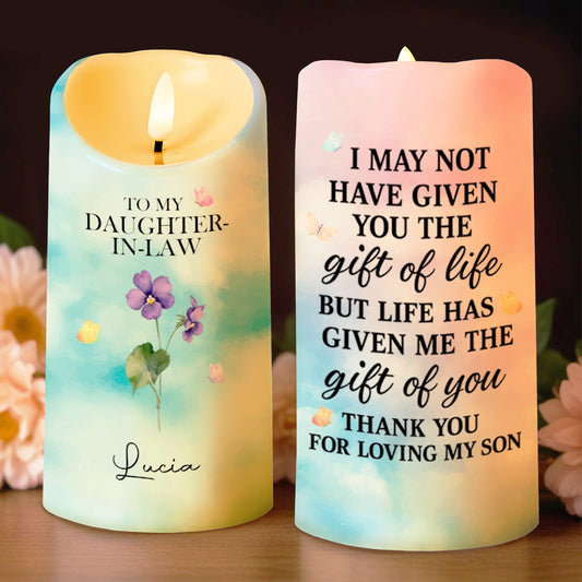 Gift Of You, Thank You For Loving My Son, Flowers and Butterflies