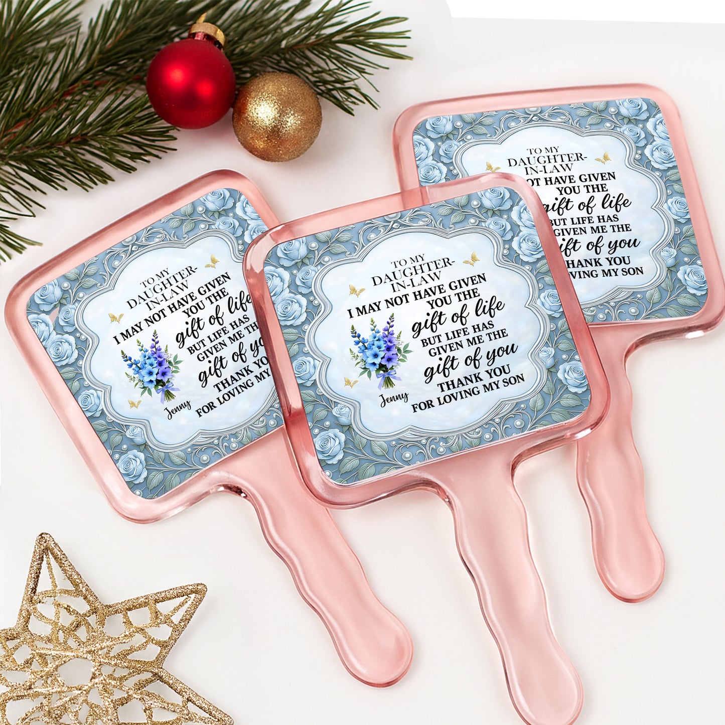 To My Daughter-In-Law, Life's Gift Of You, Flowers, Heart