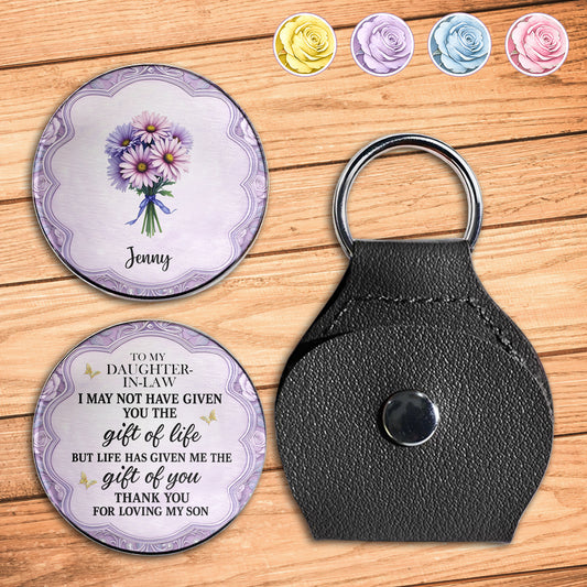 To My Daughter-In-Law, Thank You For Loving My Son, Flowers