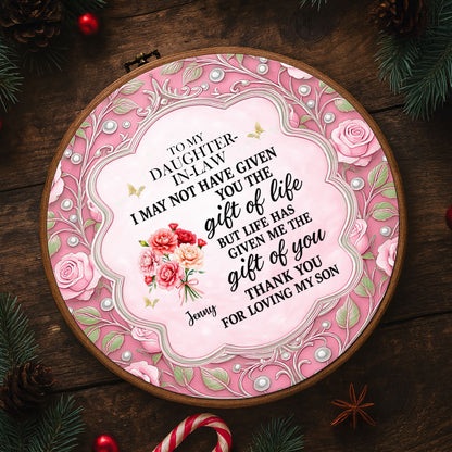 To My Daughter-In-Law, Life’s Greatest Gifts, Flowers And Butterflies Design