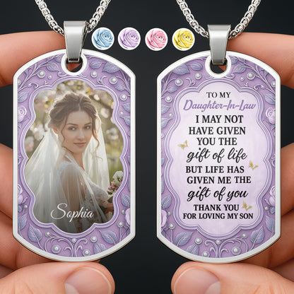 To My Daughter-In-Law, Life Has Given Me The Gift Of You, Floral Patterns