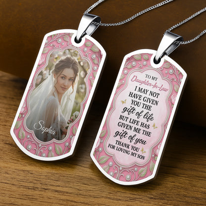 To My Daughter-In-Law, Life Has Given Me The Gift Of You, Floral Patterns