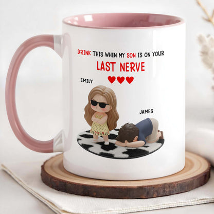 Drink This When My Son Is On Your Last Nerve, Mother And Son