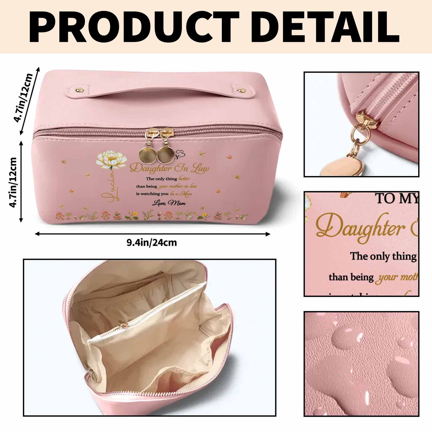 To My Daughter In Law, Flowers And Butterfly Design