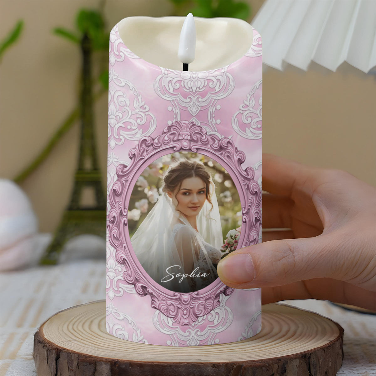 Gift Of Life, Floral Pattern and Photo Frame