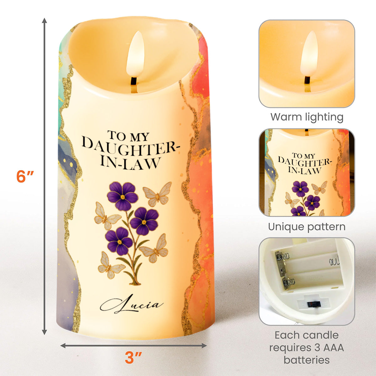 Gift Of Life, Thank You For Loving My Son, Flowers And Butterflies Design