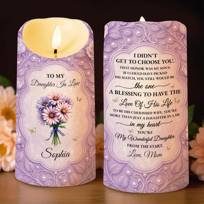 To My Daughter In Law, Flowers And Butterflies