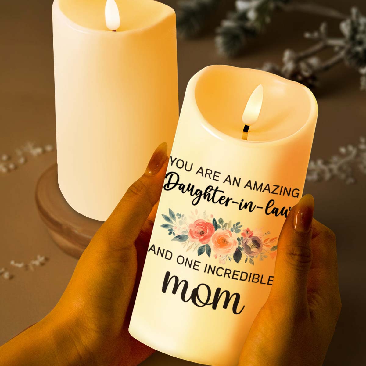 Amazing Daughter-In-Law, Incredible Mom, Beautiful Flowers