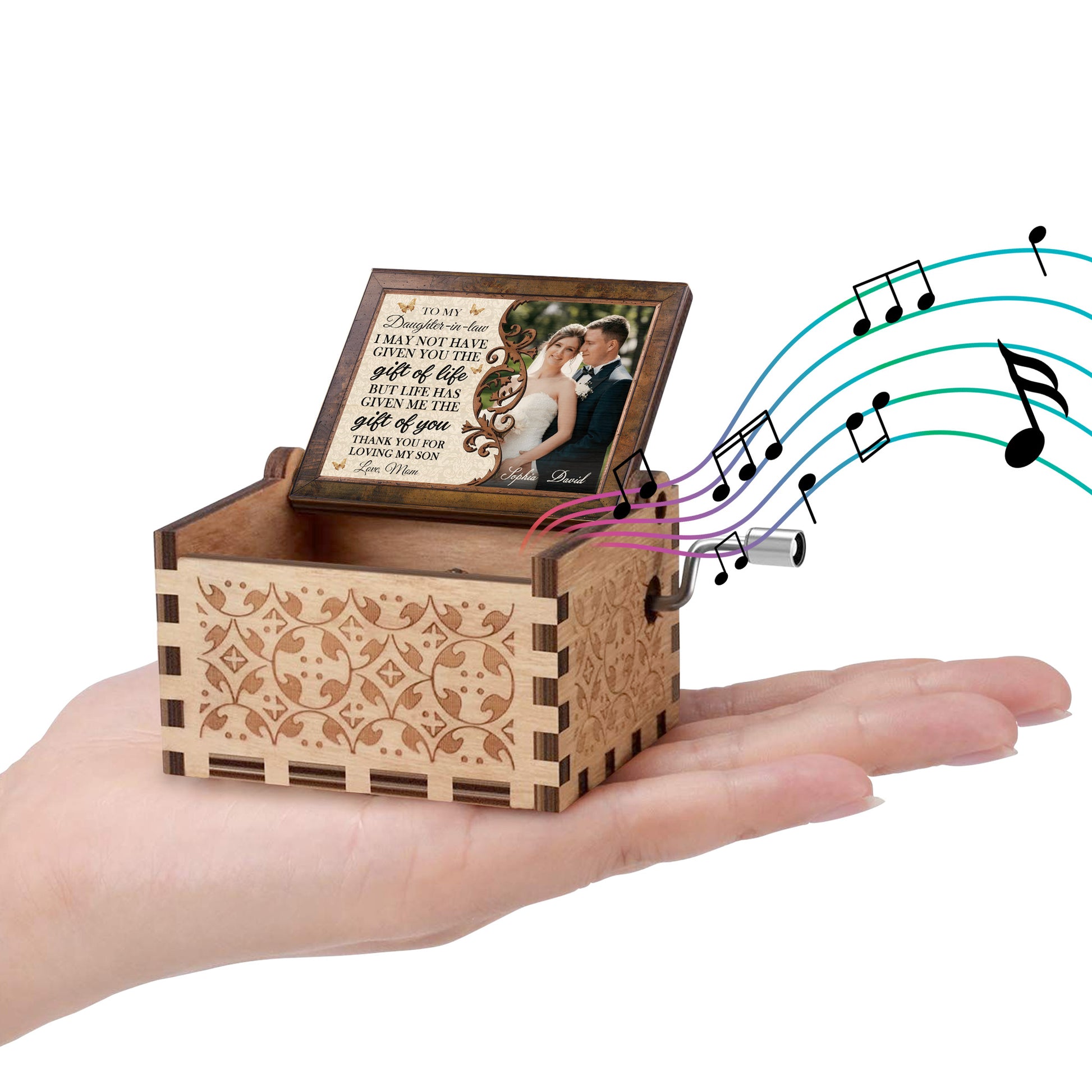 Gift Of You Swirl Patterns And Leaves Enclosure