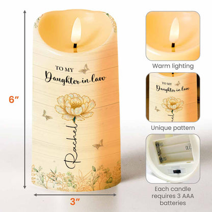 To My Daughter-in-Law, Love Forever With Butterflies And Flowers