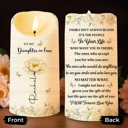 To My Daughter-in-Law, Love Forever With Butterflies And Flowers