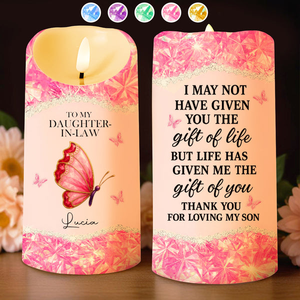 To My Daughter-In-Law, Loving Gift With Butterfly And Flowers