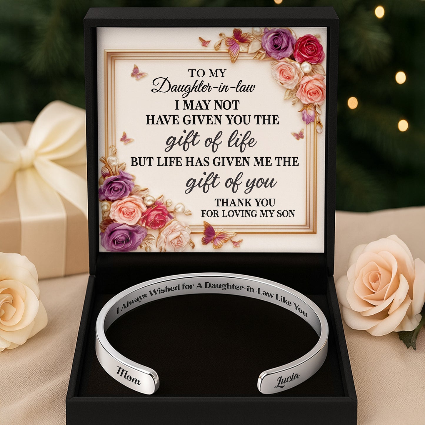 I Always Wished For A Daughter-In-Law Like You, Flowers