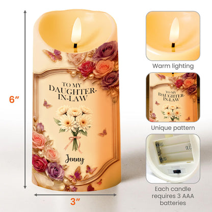 To My Daughter-In-Law, Roses And Butterflies Design