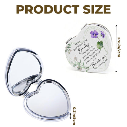 To My Daughter In Law, Flowers And Leaves